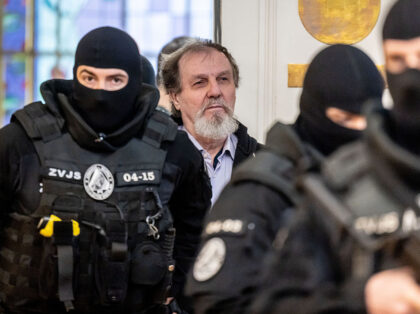 BANSKA BYSTRICA, SLOVAKIA - OCTOBER 21: Juraj Cintula, the person who executed an attempte