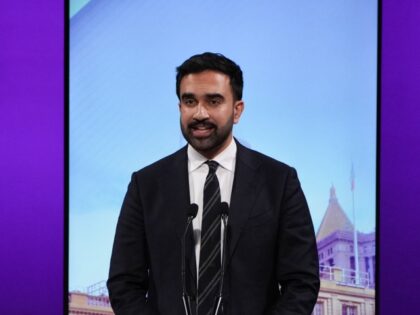 Democratic candidate Assemblyman Zohran Mamdani participates in a second New York City ma