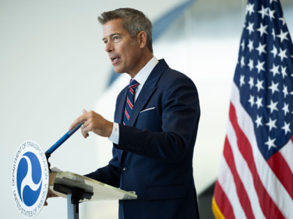 Sean Duffy, US secretary of transportation, during a news conference at Philadelphia Inter