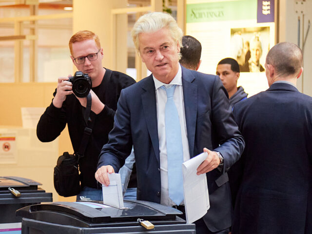 Netherlands Holds General Election THE HAGUE, NETHERLANDS - OCTOBER 29: PVV (Party for Freedom) leader Geert Wilders casts hi