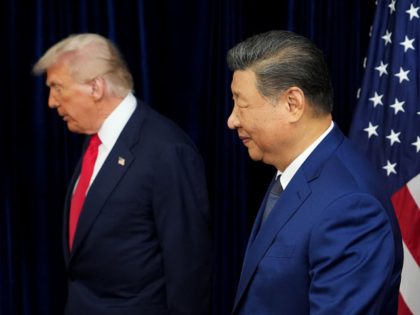 BUSAN, SOUTH KOREA - OCTOBER 30: U.S. President Donald Trump and Chinese President Xi Jinp