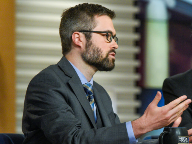 GettyImages-836440540 MEET THE PRESS -- Pictured: (l-r) ? Mark Bray, Author, ?Antifa: The Anti-Fascist Handbook?
