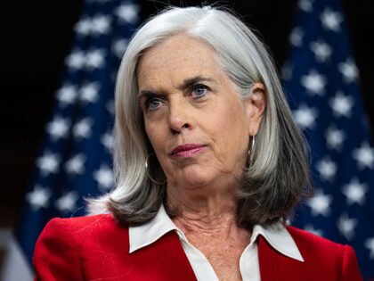 House Minority Whip Katherine Clark, D-Mass., conducts a news conference in the Capitol Vi