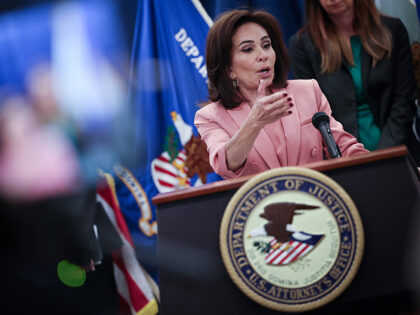 U.S. Attorney for the District of Columbia Jeanine Pirro speaks during a press conference