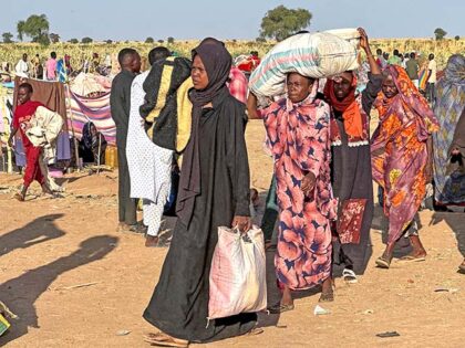 GettyImages2243399109 Displaced Sudanese who fled El-Fasher after the city fell to the Rapid Support Forces (RSF