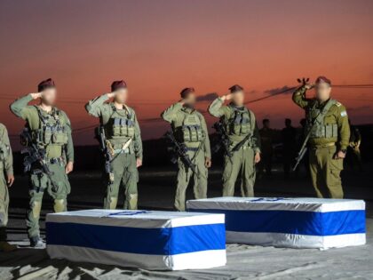 IDF salutes hostage bodies (IDF)