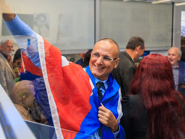 José Daniel Ferrer Cuban dissident José Daniel Ferrer reacts after arriving with his family at the offices o