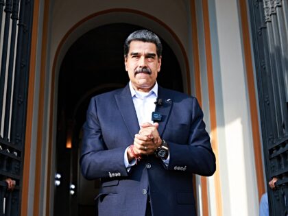 This handout picture released by the Venezuelan Presidency shows Venezuela's President Nic