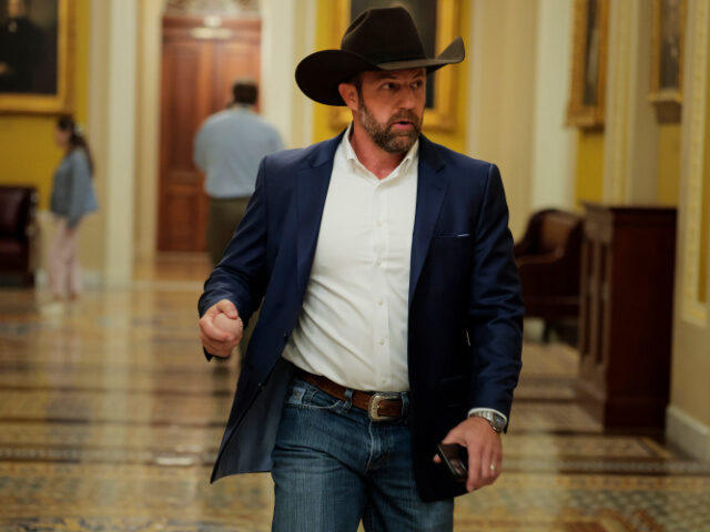 Markwayne Mullin (1) regarding the shooting of state lawmakers in Minnesota. (Photo by Anna Moneymaker/Getty Im