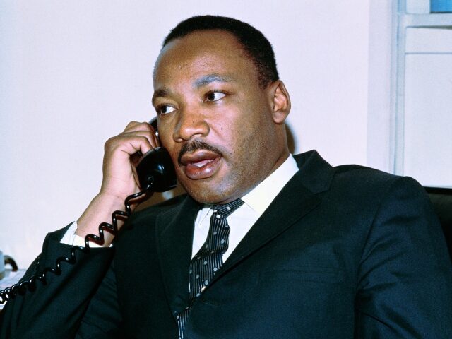 Martin Luther King Jr. on the phone