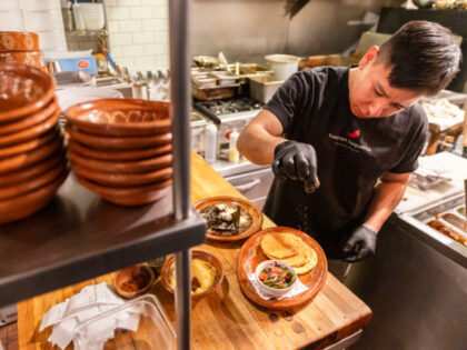 Restaurant owner Diego Alcantar prepares dishes rooted in his Mexican heritage at Cielito