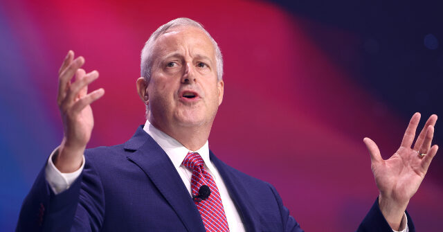 Exclusive--NC Senate Candidate Michael Whatley: Democrat Roy Cooper Was 'Grandstanding on Letting Criminals Out of Jail'