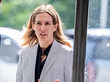 UNITED STATES - JUNE 12: Rep. Mikie Sherrill, D-N.J., is seen in Rayburn building on Thurs