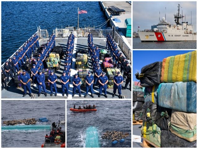 6 Tons of Drugs Seized by Coast Guard in Eastern Pacific 6 Tons of Drugs Seized by Coast Guard in Eastern Pacific (U.S. Coast Guard)