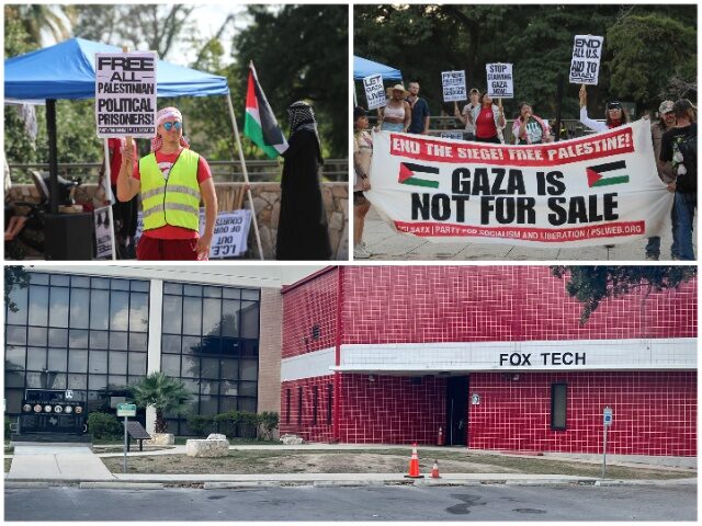 San Antonio School Warns Parents About Armed Pro-Palestine Protesters San Antonio School Warns Parents About Armed Pro-Palestine Protesters (Randy Clark/Breitba