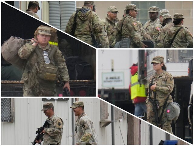 MixCollage-08-Oct-2025-08-00-AM-2892 Texas National Guard Lands in Chicago as Federal Immigration Crackdown Escalates (AP Photo