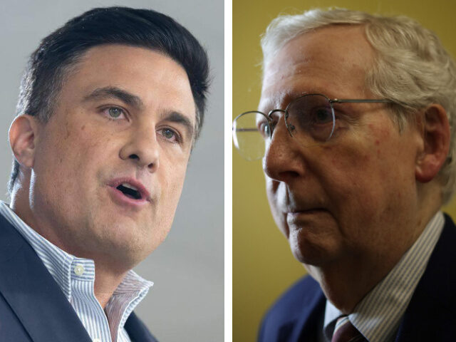 Nate Morris and Mitch McConnell @rmarlow Ryan C. Hermens/Lexington Herald-Leader/Tribune News Service via Getty Images, Al