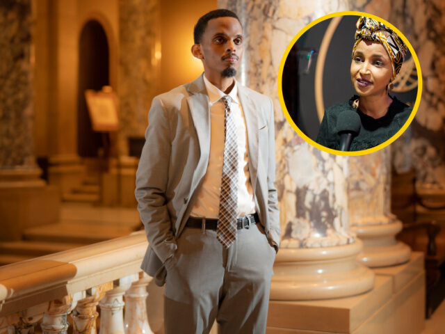 Omar Fateh with Ilhan Omar Inset Omar Fateh Supported by Ilhan Omar