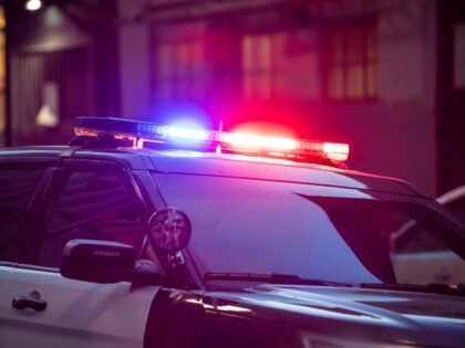 Police car emergency response