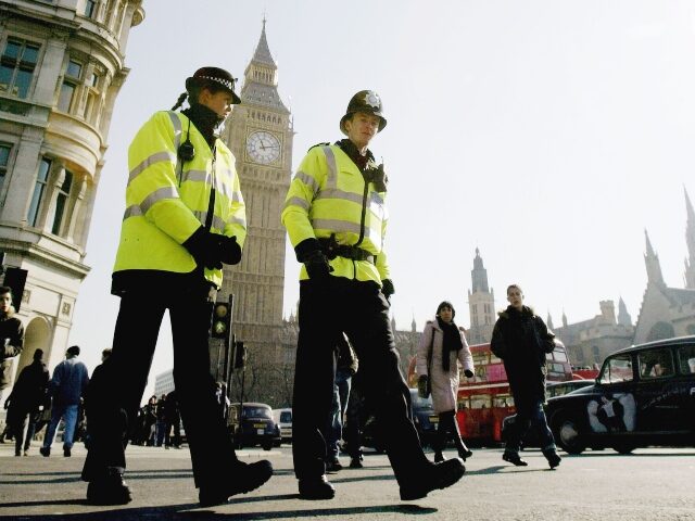 Police patrolling London