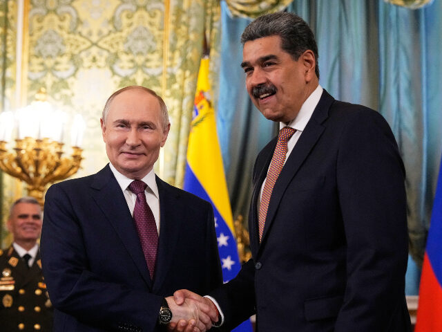 Putin and Maduro Russian President Vladimir Putin meets with Venezuelan President Nicolas Maduro at the Kre