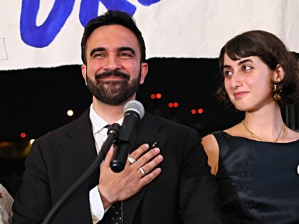 NEW YORK, NEW YORK - JUNE 24: (L-R) Mira Nair, New York mayoral candidate, State Rep. Zohr