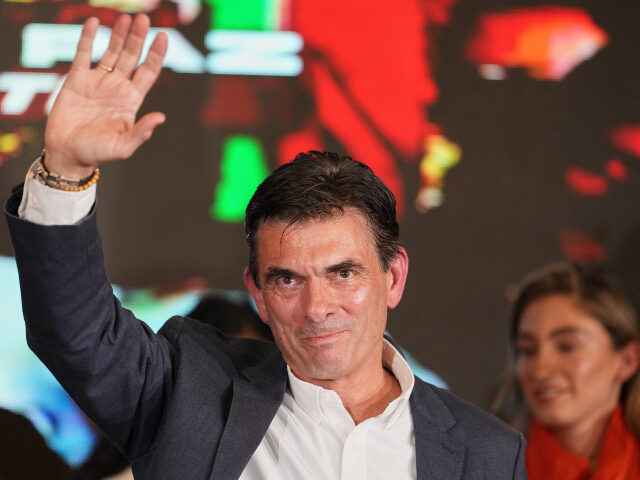 Rodrigo Paz Presidential candidate Rodrigo Paz addresses supporters after preliminary results showed h