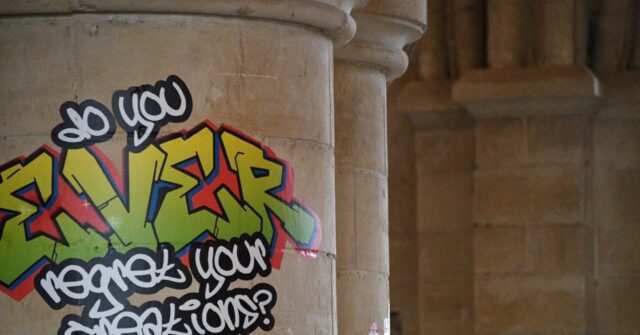 Canterbury Cathedral Graffiti Organizer Identifies as a 'Genderless Gremlin'