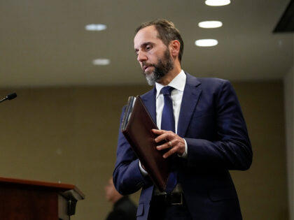 WASHINGTON, DC - AUGUST 01: Special Counsel Jack Smith arrives to remarks on a recently un