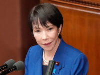 Japan's Prime Minister Takaichi Sanae delivers a policy speech at the extraordinary s