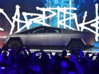 Caught on Camera: Chicago Woman Smeared Dog Poop on Tesla Cybertruck with Pro-Trump Wrap