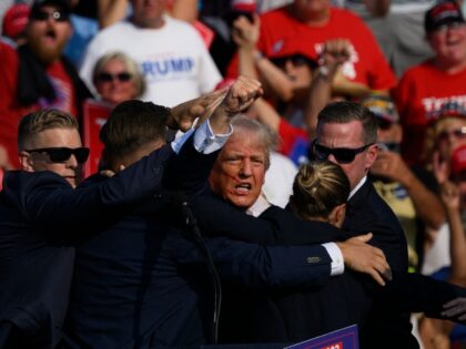 Trump after the assassination attempt in Butler, PA