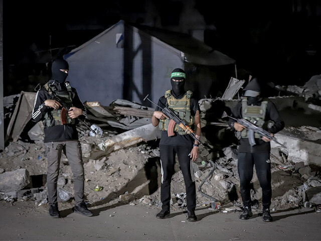 gaza-10-15-25-Bodies-Israeli-hostages-Hamas-getty GAZA CITY, GAZA - OCTOBER 15: Bodies of two Israeli hostages are handed over to the Intern
