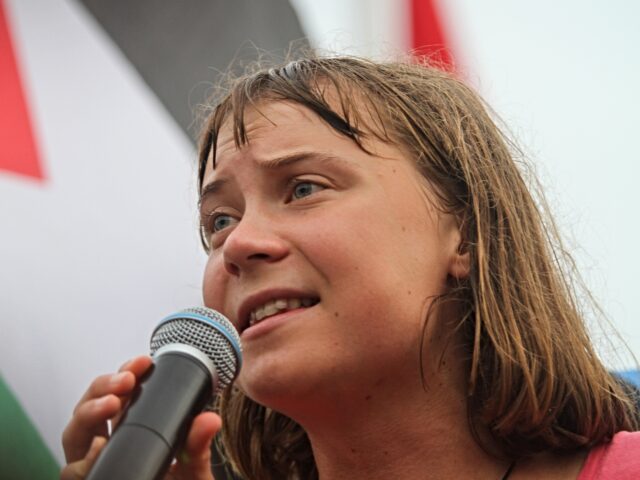 greta grievances Greta Thunberg speaks at Sidi Bou Said Port in support of the Global Sumud Flotilla on 07