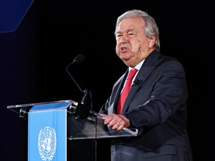 UN Secretary-General Antonio Guterres delivers a special address on climate action at the