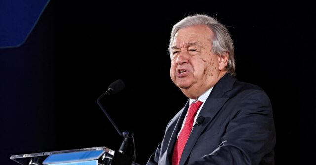 Priorities: U.N. Chief Guterres Praises Weather Forecasting Abilities