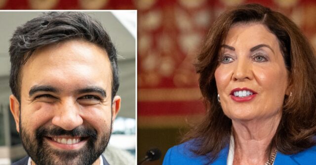 WATCH: NY Gov. Kathy Hochul Heckled with 'Tax the Rich!' Chants at Mamdani Rally
