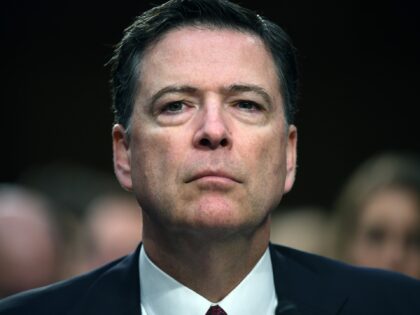 WASHINGTON, DC- JUNE 08: Former FBI Director, James Comey appears before the Senate Intell