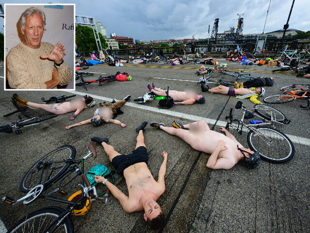 PORTLAND, OREGON - OCTOBER 12: (EDITOR'S NOTE: Image contains nudity.) Participants i