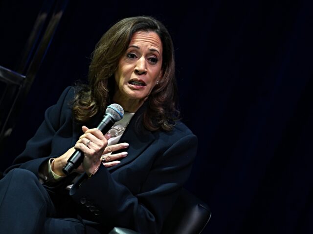 kamala harris jfk Jnr ATLANTA, GEORGIA - OCTOBER 08: Former U.S. Vice President Kamala Harris speaks onstage dur