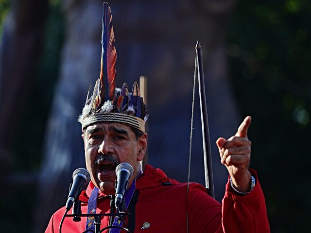 CARACAS, VENEZUELA - OCTOBER 12: President of Venezuela Nicolás Maduro speaks to his supp