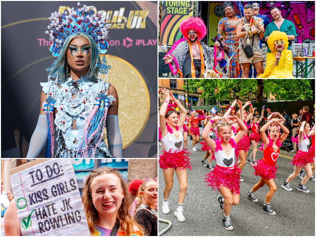 Zahirah Zapanta joins cast members for the new series of RuPaul's Drag Race UK outsid