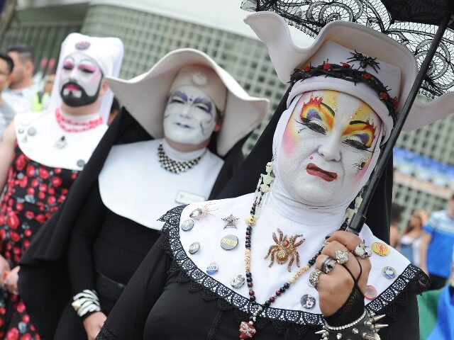 satanic "nuns" at a pride parade