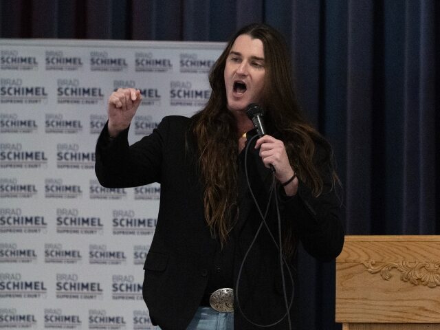scott-presler-speaking-getty MILWAUKEE, WISCONSIN - MARCH 29: Conservative activist Scott Presler speaks during a campa