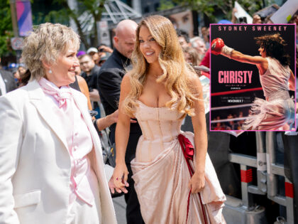 TORONTO, ONTARIO - SEPTEMBER 05: (L-R) Sydney Sweeney and Christy Martin attend the premie
