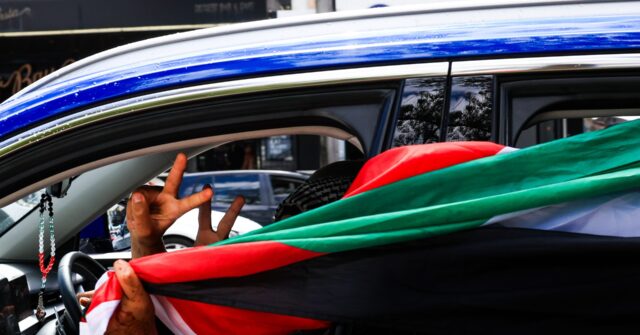 Pro-Hamas Thugs Graffiti ‘Oct. 7, Do It Again’ in Australia, Hold ‘Glory to Our Martyrs’ Rally