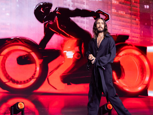 tronaresBO MALAGA, SPAIN - SEPTEMBER 26: Jared Leto attends Disney: Tron Ares on the Hall M during th