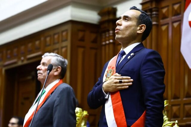 The 38-year-old head of Peru's legislature, Jose Jeri, assumed the presidency shortly
