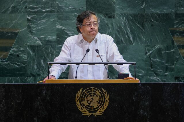 At the UN General Assembly in September, Colombian President Gustavo Petro called for a &#