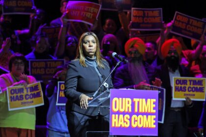 In her first comments in public since her indictment, James, who successfully pursued Pres